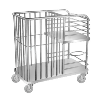 上海躍進(jìn)醫(yī)用不銹鋼床鋪?zhàn)o(hù)理車送物車